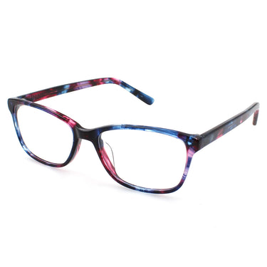Youth Girls Next Eyeglasses: Azure - Blue SpecSMART Eye Clinic (Diagonal View)